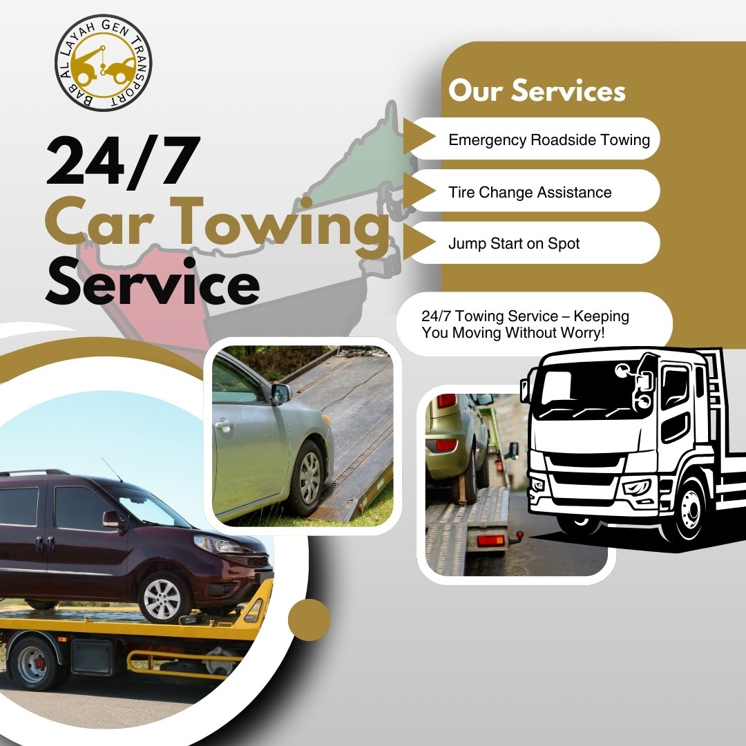 serivces - 24 hours car towing servic in sharjah