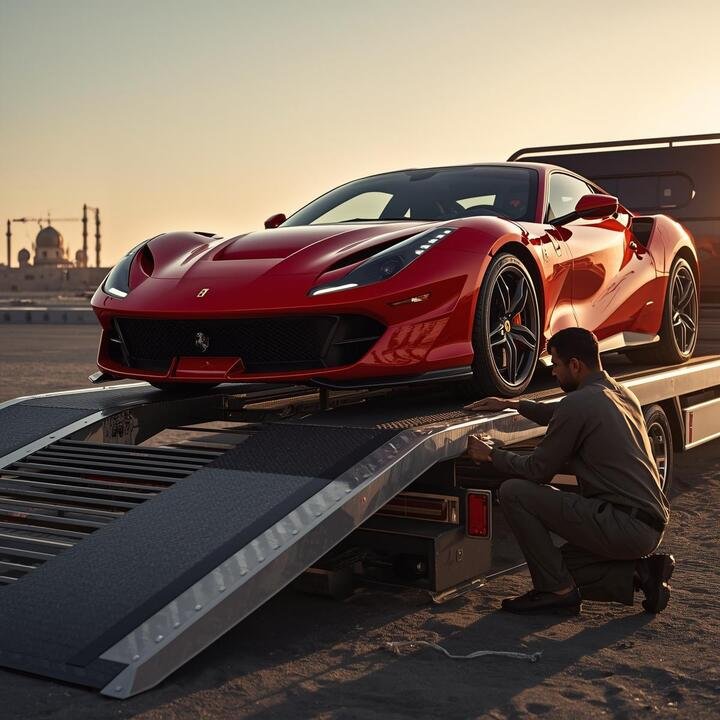 Professional Flatbed Towing Service in Sharjah