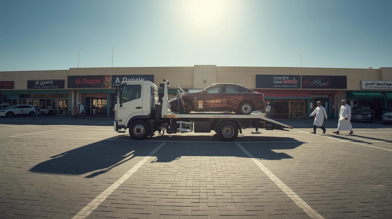 Profssional Sports car towing service in Al Qusais Sharjah