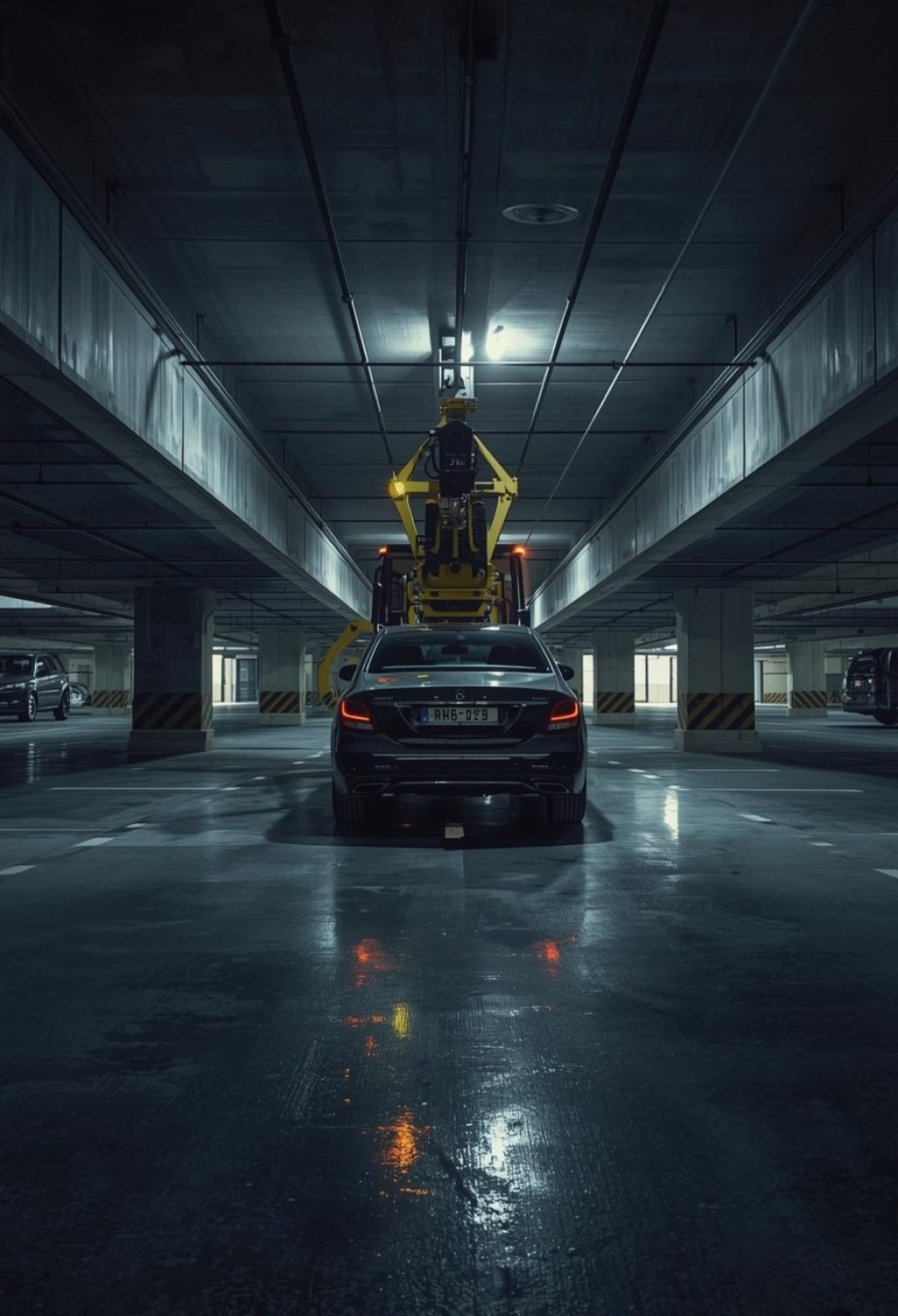 professional tow truck operating in Al Khan Sharjah